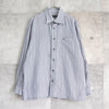 Logo Embroidery Stripe Shirt