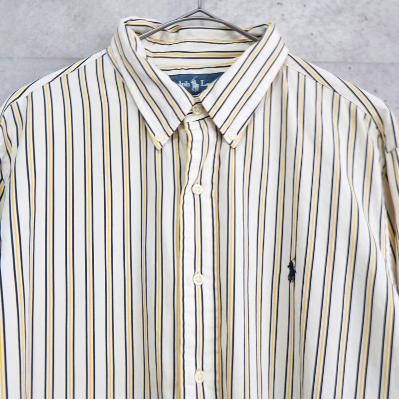 Logo Embroidery Stripe Shirt - NEWSED