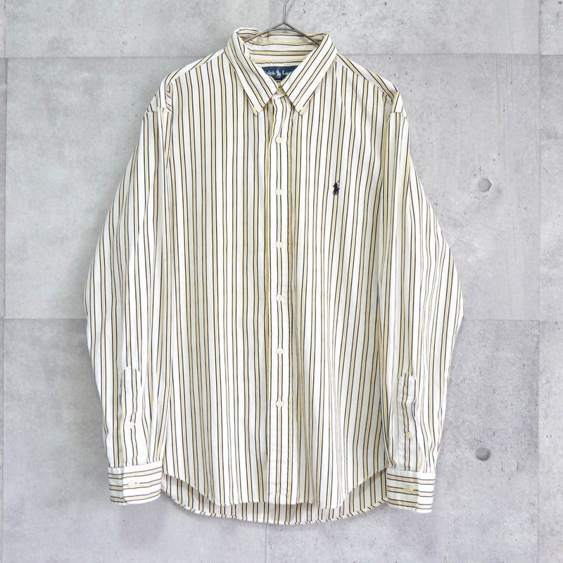 Logo Embroidery Stripe Shirt - NEWSED