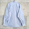 Logo Embroidery Stripe Shirt