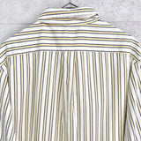 Logo Embroidery Stripe Shirt - NEWSED