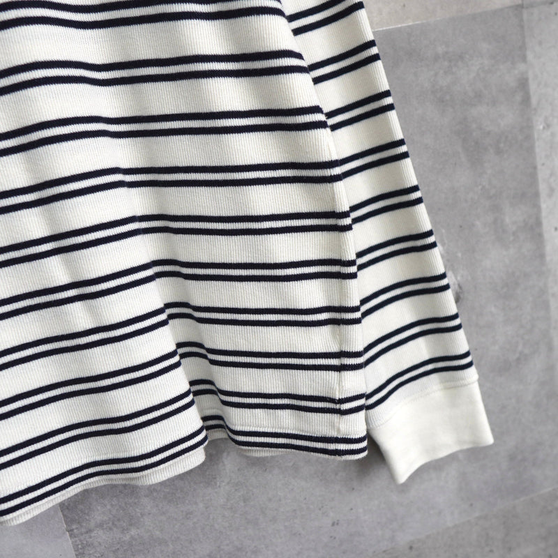 Logo Embroidery Stripe Summer Sweater - NEWSED