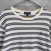 Logo Embroidery Stripe Summer Sweater