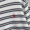 Logo Embroidery Stripe Summer Sweater