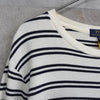 Logo Embroidery Stripe Summer Sweater