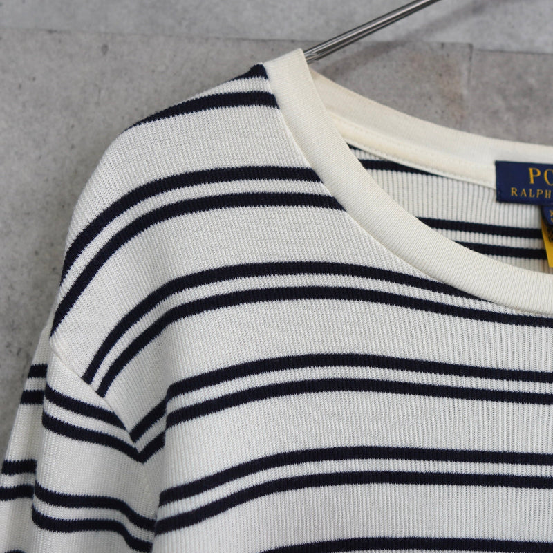 Logo Embroidery Stripe Summer Sweater - NEWSED