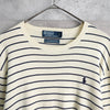 Logo Embroidery Stripe Sweater