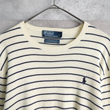 Logo Embroidery Stripe Sweater - NEWSED