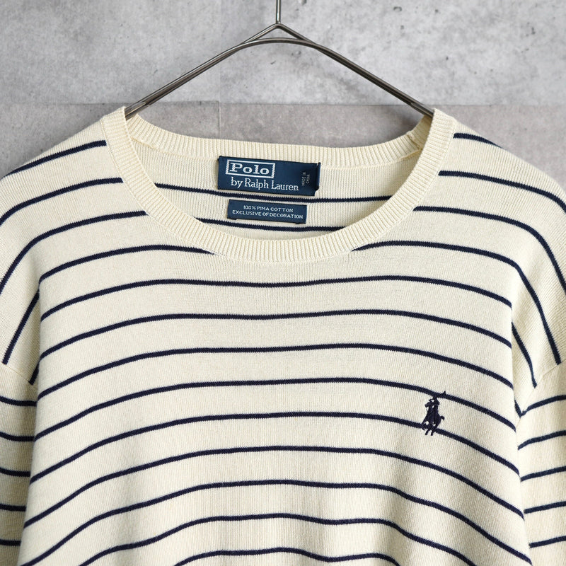 Logo Embroidery Stripe Sweater - NEWSED