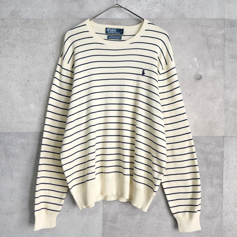 Logo Embroidery Stripe Sweater - NEWSED