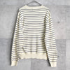 Logo Embroidery Stripe Sweater