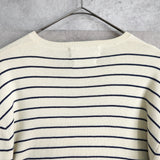Logo Embroidery Stripe Sweater - NEWSED