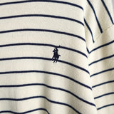 Logo Embroidery Stripe Sweater - NEWSED