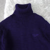 Logo Embroidery Turtleneck Sweater