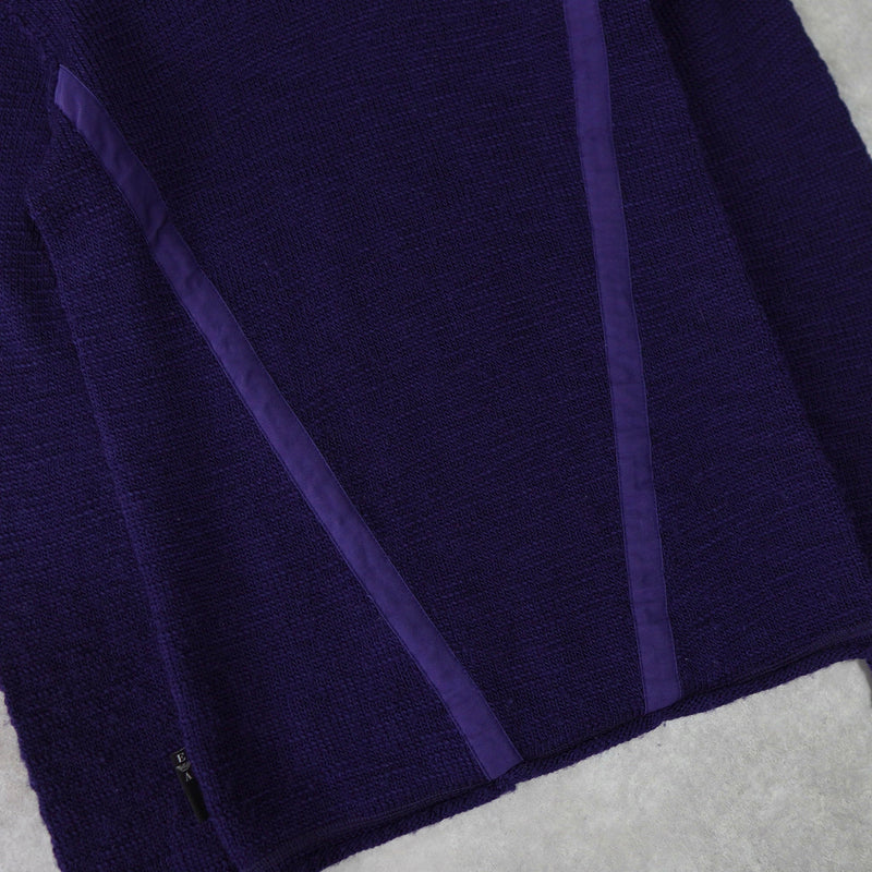 Logo Embroidery Turtleneck Sweater - NEWSED
