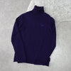 Logo Embroidery Turtleneck Sweater