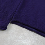 Logo Embroidery Turtleneck Sweater - NEWSED