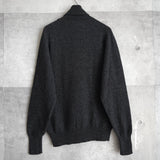 Logo Embroidery Turtleneck Sweater｜Made in Scotland - NEWSED