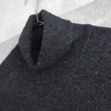 Logo Embroidery Turtleneck Sweater｜Made in Scotland - NEWSED