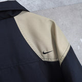 Logo Embroidery Two - tone Coloring Nylon Jacket - NEWSED