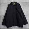 Logo Embroidery Two-tone Coloring Nylon Jacket