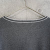 Logo Embroidery V-neck Sweater