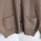 Logo Embroidery Wool Cardigan - NEWSED