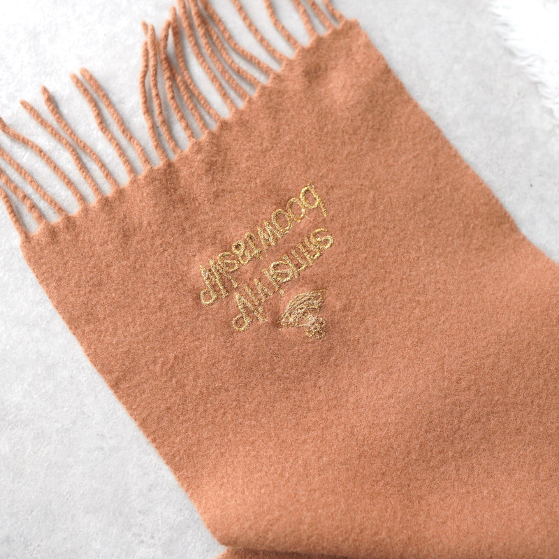 Logo Embroidery Wool Muffler - NEWSED