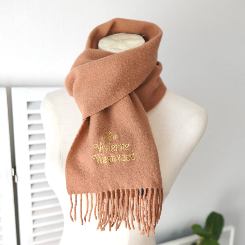 Logo Embroidery Wool Muffler - NEWSED