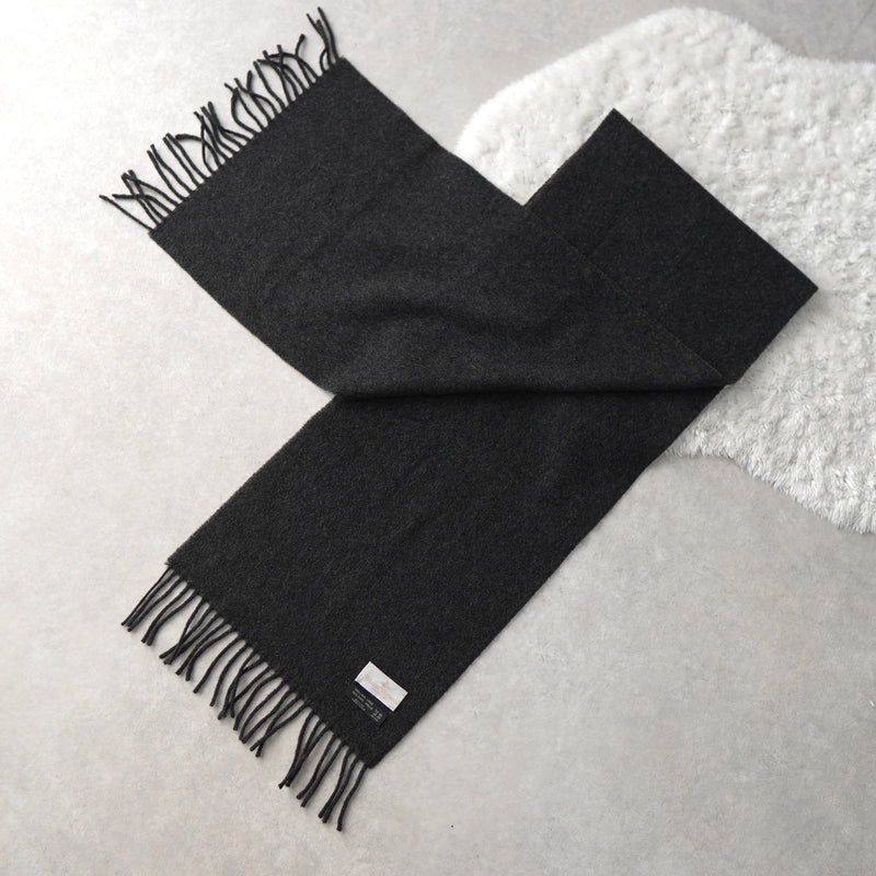 Logo Embroidery Wool Muffler - NEWSED