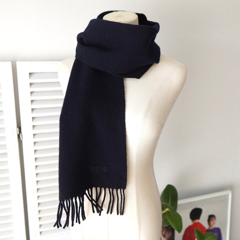 Logo Embroidery Wool Muffler - NEWSED