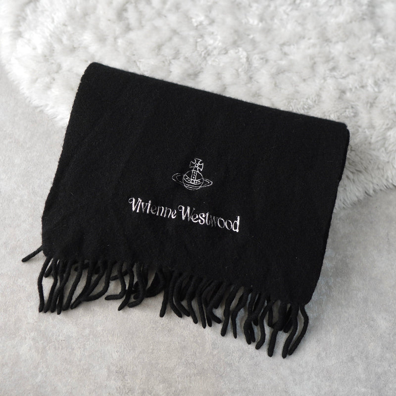 Logo Embroidery Wool Muffler - NEWSED