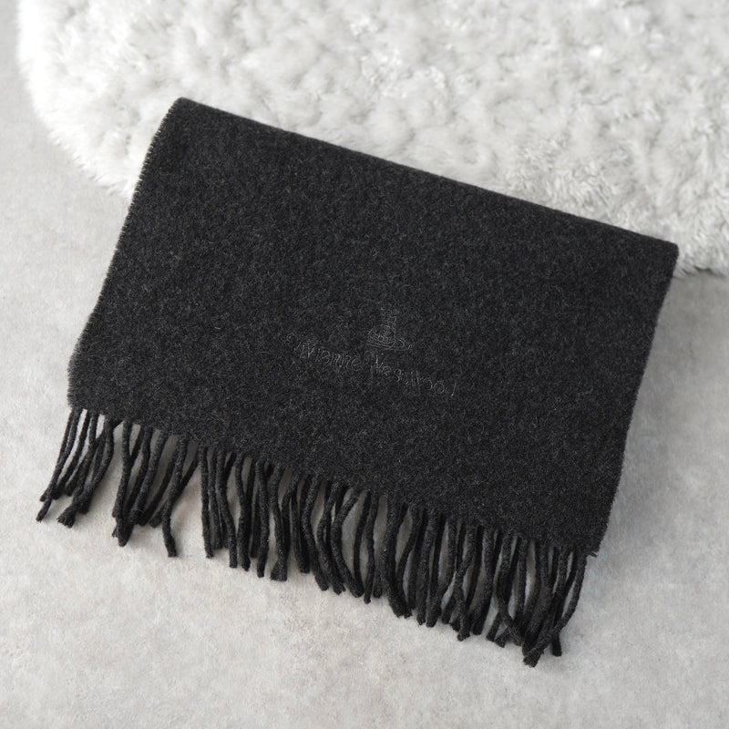 Logo Embroidery Wool Muffler - NEWSED