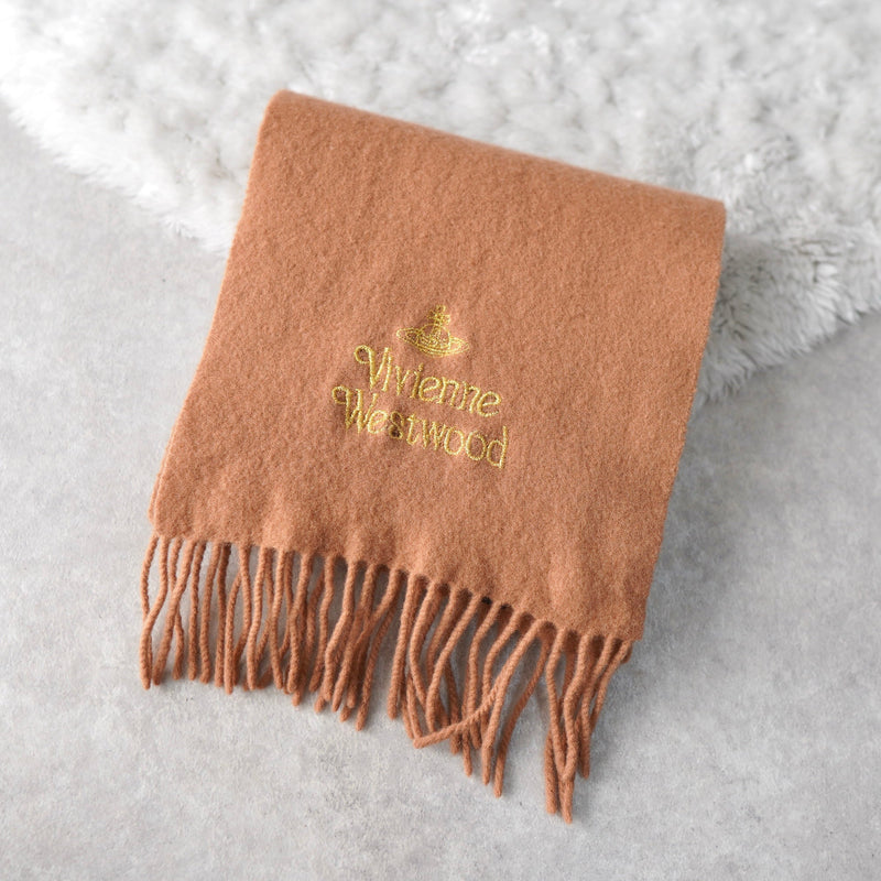 Logo Embroidery Wool Muffler - NEWSED