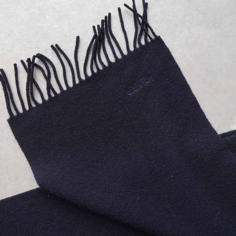 Logo Embroidery Wool Muffler - NEWSED