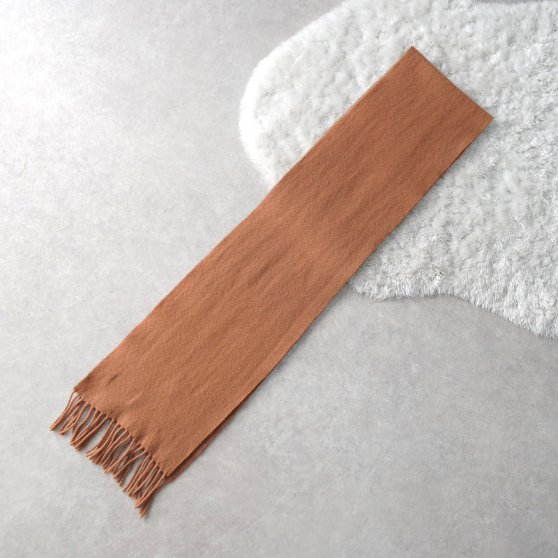 Logo Embroidery Wool Muffler - NEWSED