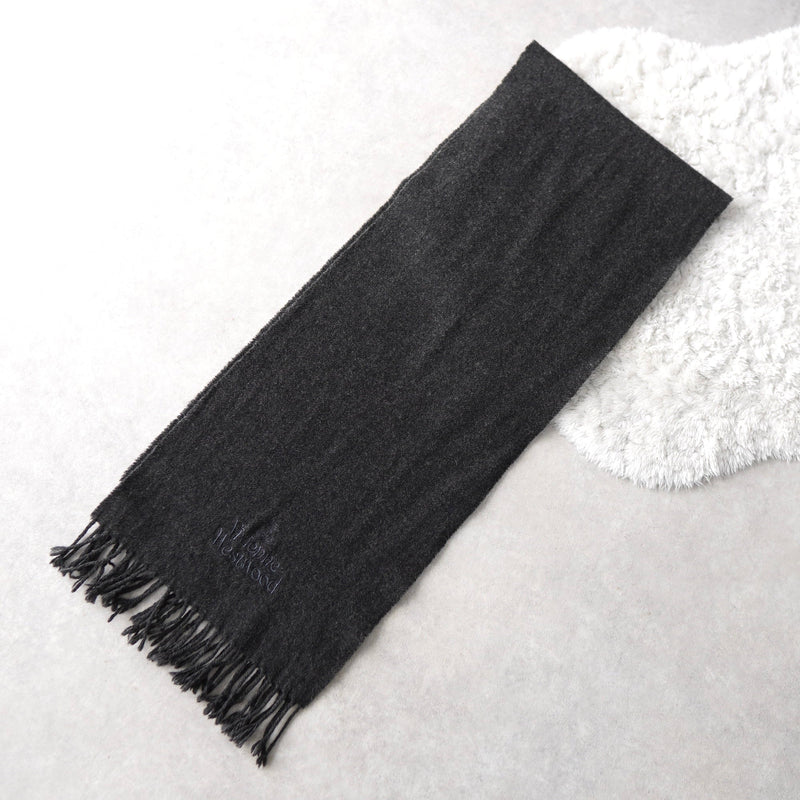 Logo Embroidery Wool Muffler - NEWSED