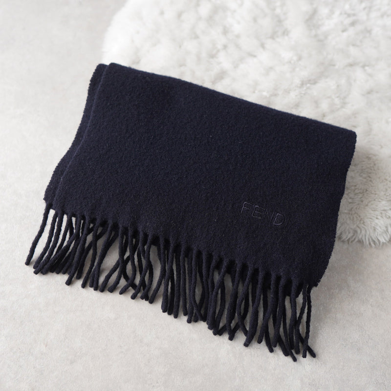 Logo Embroidery Wool Muffler - NEWSED