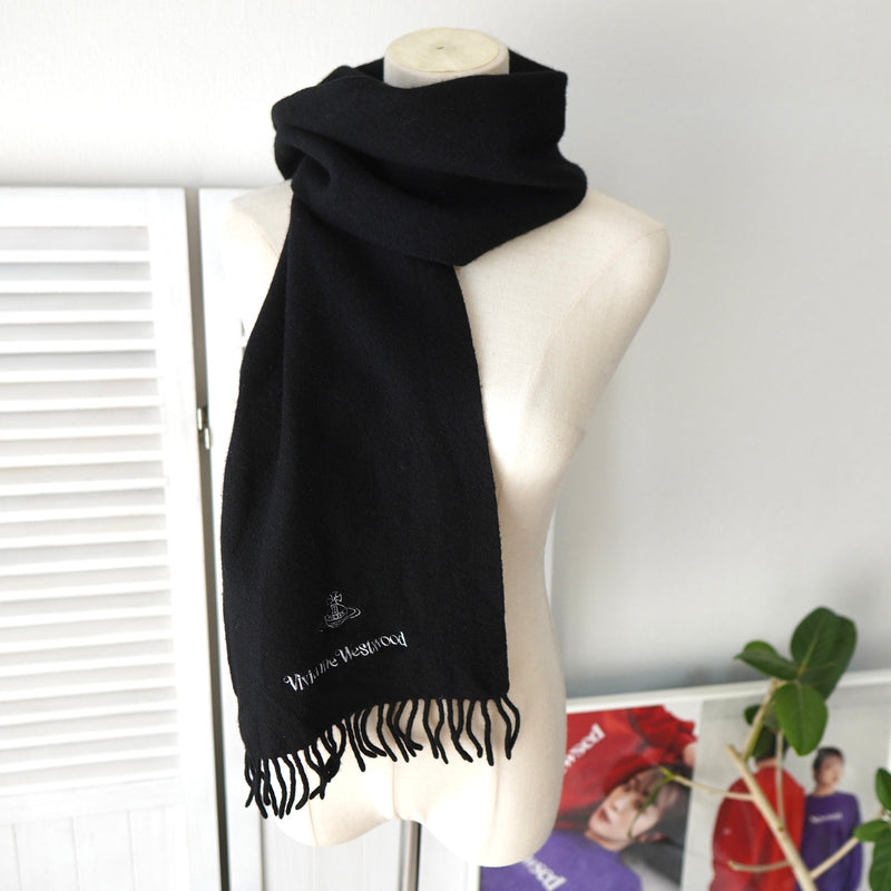 Logo Embroidery Wool Muffler - NEWSED