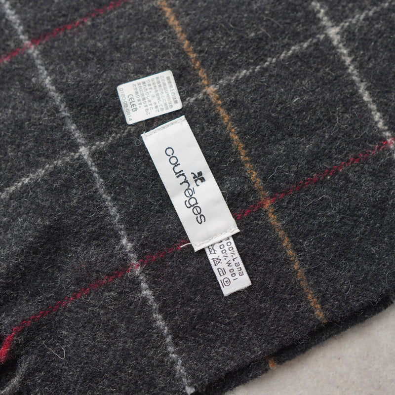 Logo Embroidery Wool Muffler｜Made in Italy - NEWSED