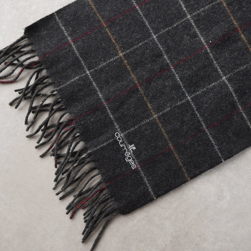 Logo Embroidery Wool Muffler｜Made in Italy - NEWSED