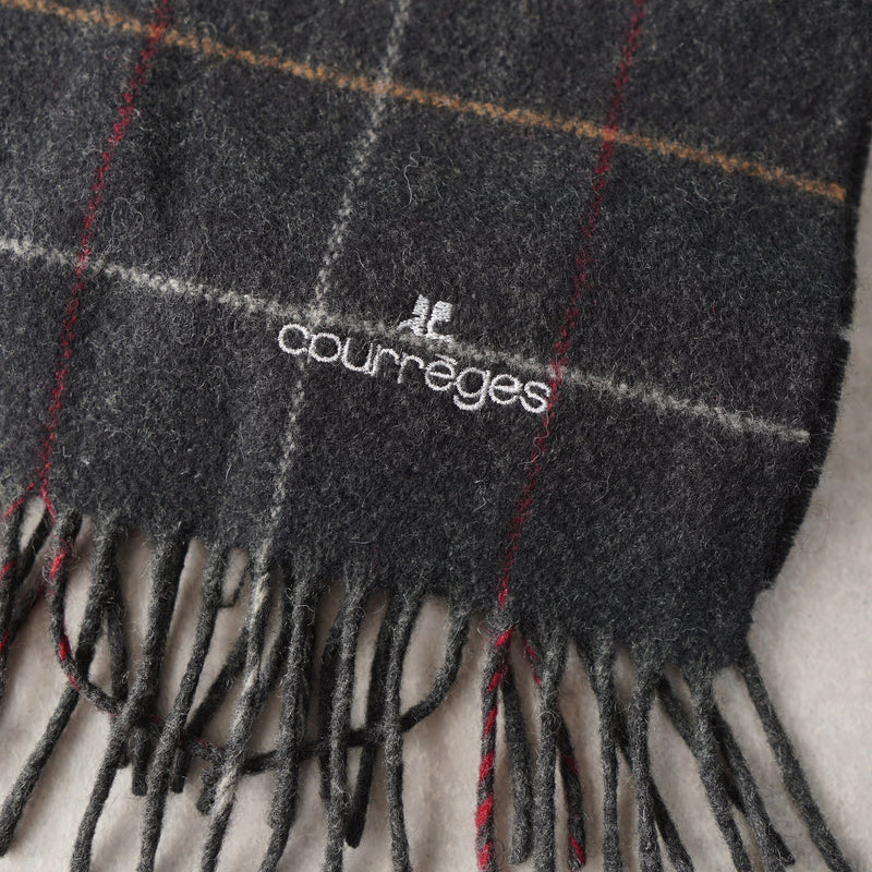 Logo Embroidery Wool Muffler｜Made in Italy - NEWSED