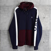 Logo Embroidery Zip-up Hoodie