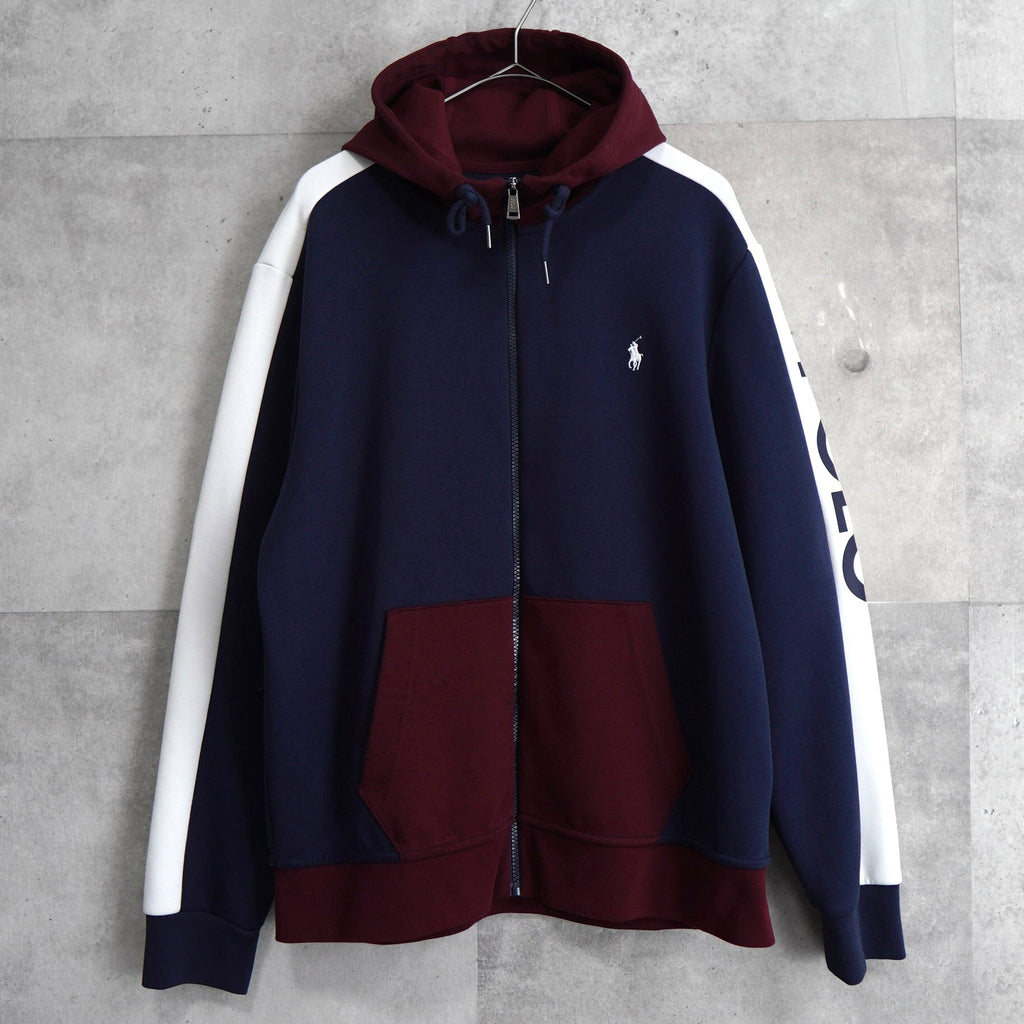 Logo Embroidery Zip-up Hoodie