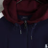 Logo Embroidery Zip-up Hoodie