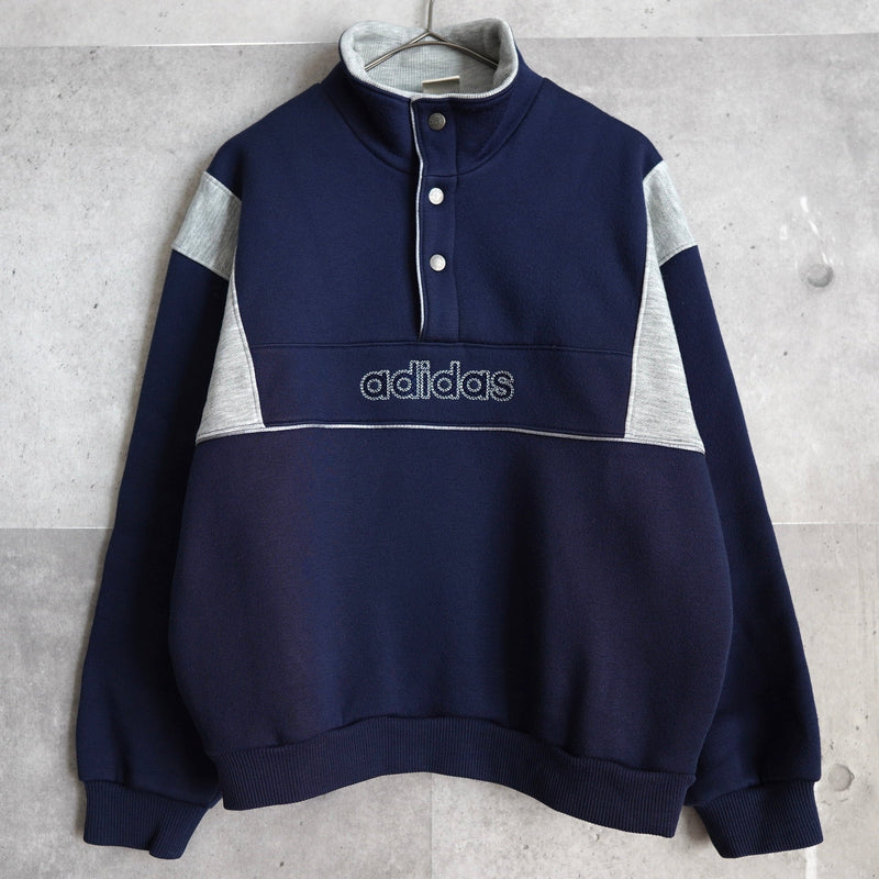 Logo Half - button Sweatshirt - NEWSED