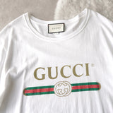 Logo Oversize Tee Shirt White - NEWSED