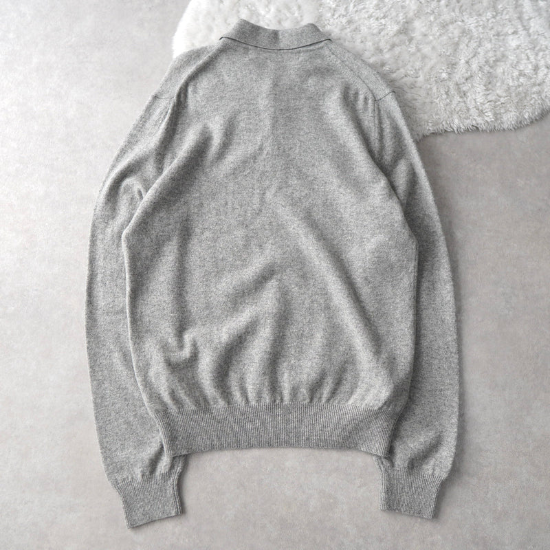 Logo Pactch Polo Sweater - NEWSED