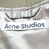 アクネストゥディオズ LOGO PATCH BOMBER JACKET ジャケット カーキ 38 レディース - NEWSED