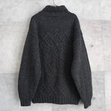 Logo Patch Bottle - neck Sweater - NEWSED